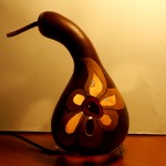 Gourd lamp – Flowers